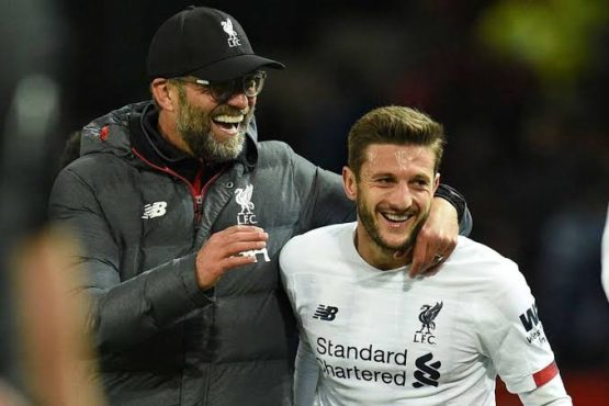 adam lallana-jurgen klopp