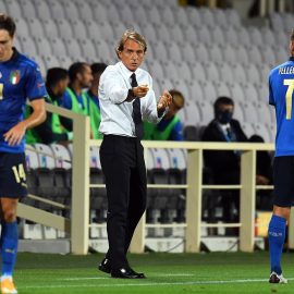 Mancini leads the front