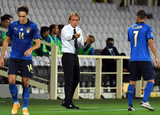 Mancini leads the front