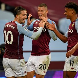 Aston Villa Grealish Watkins Barkley