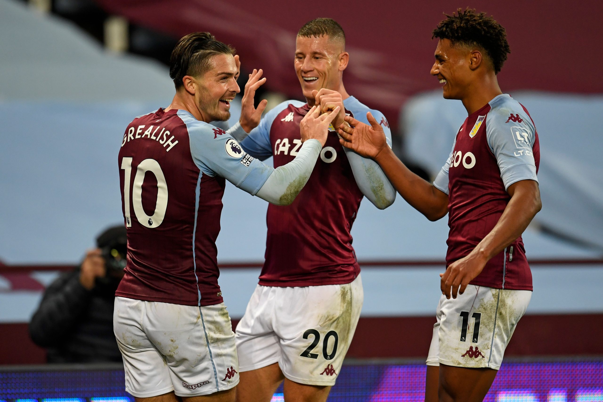 Aston Villa Grealish Watkins Barkley