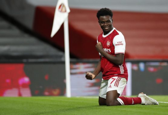Arsenal v Chelsea - Premier League Bukayo Saka Has Made 82 Consecutive Premier League Appearances