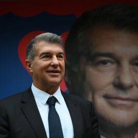 Barcelona President Joan Laporta
