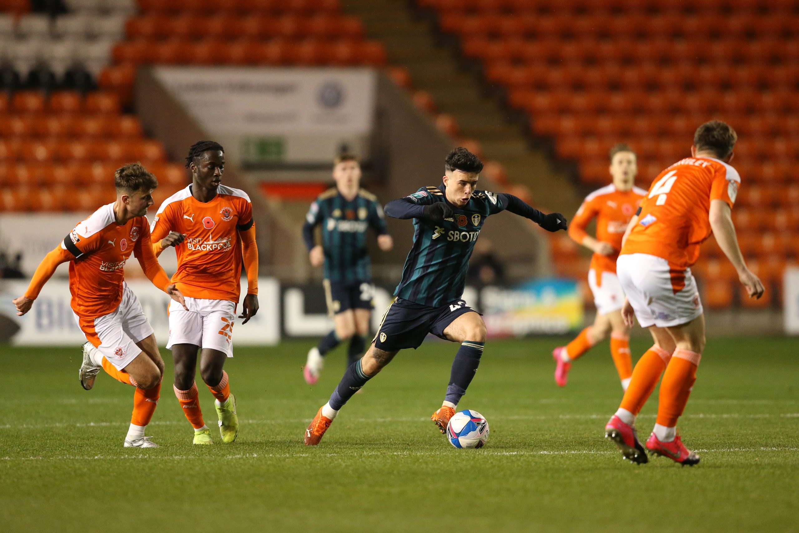 blackpool v leeds united u21 efl trophy