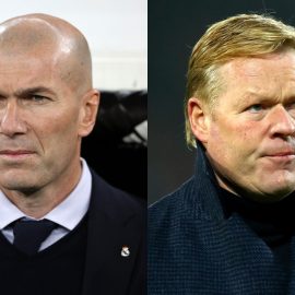 Zinedine Zidane and Ronald Koeman