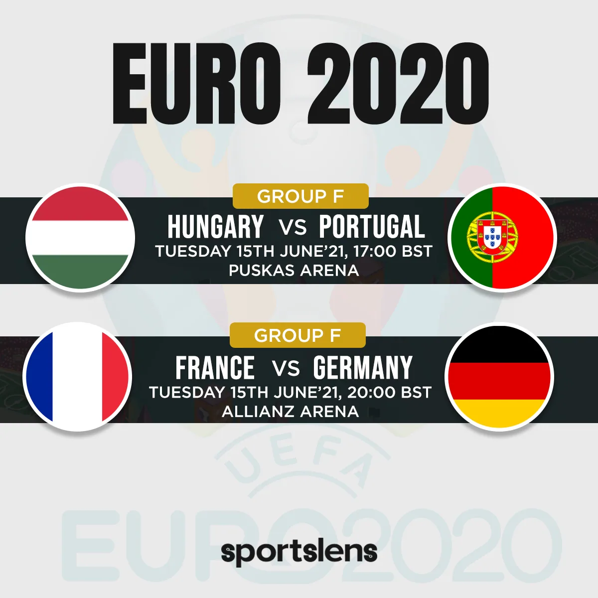 Euro2020 15th June Euro2020 15th June