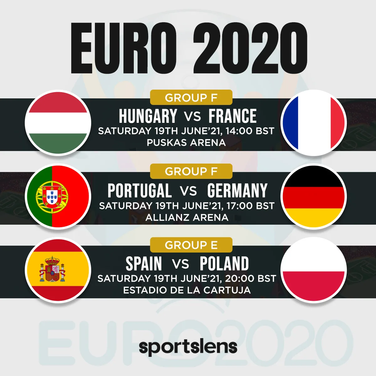 Euro2020 19th June Euro2020 19th June