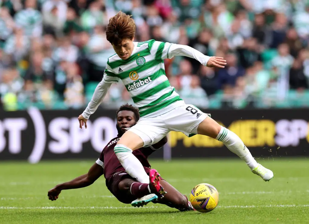 1005673067 Celtic forward Kyogo Furuhashi is reportedly out for the rest of the season