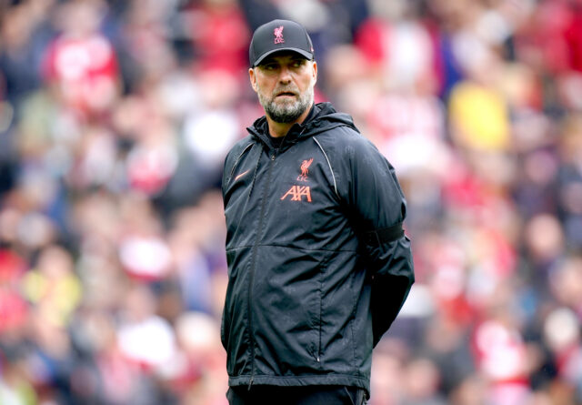 Liverpool Manager Jurgen Klopp