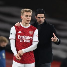 Martin Odegaard Mikel Arteta