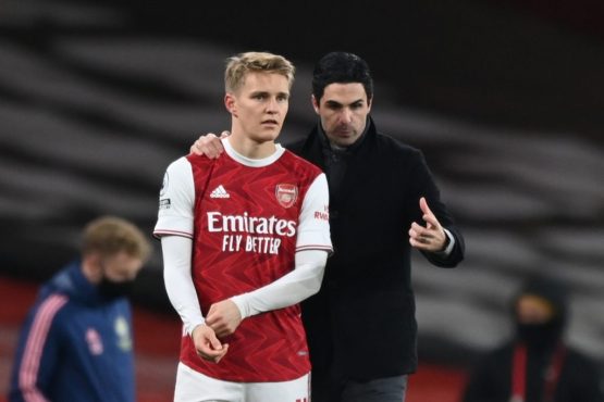Martin Odegaard Mikel Arteta