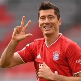 Robert Lewandowski Has Scored 10 Goals In UCL Knockout Away Matches