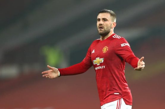Manchester United LB Luke Shaw 