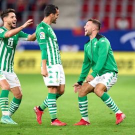 Real Betis Players Celebrating