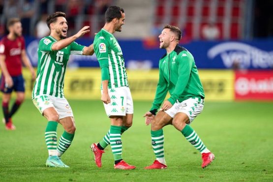 Real Betis Players Celebrating