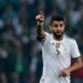 Riyad Mahrez Playing for Algeria