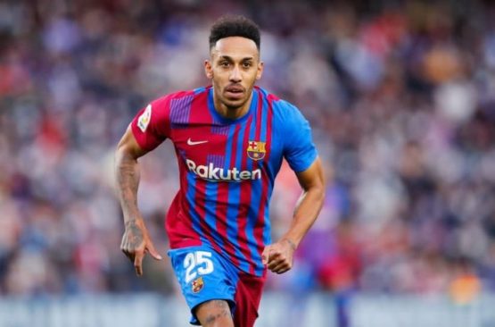 Pierre Emerick Aubameyang is expected to make his first start for Barcelona in the Europa League game vs Napoli