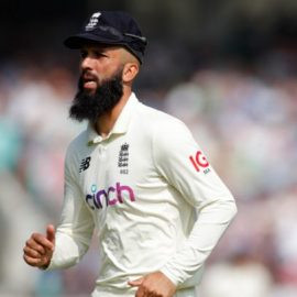 England cricket Moeen Ali Action reu