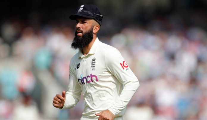 England cricket Moeen Ali Action reu