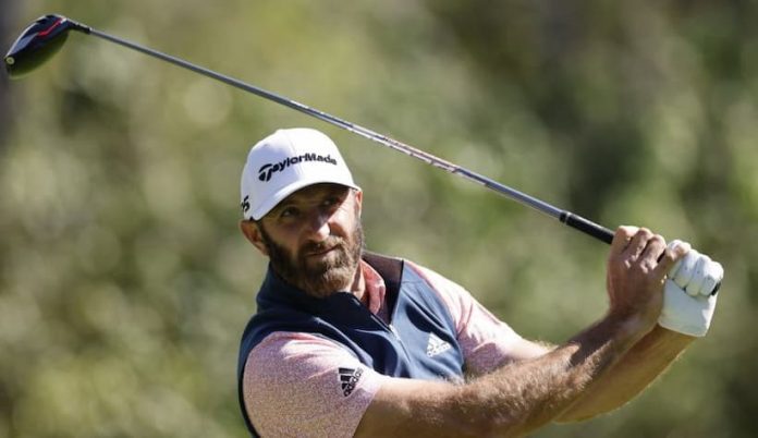 dustin johnson golf