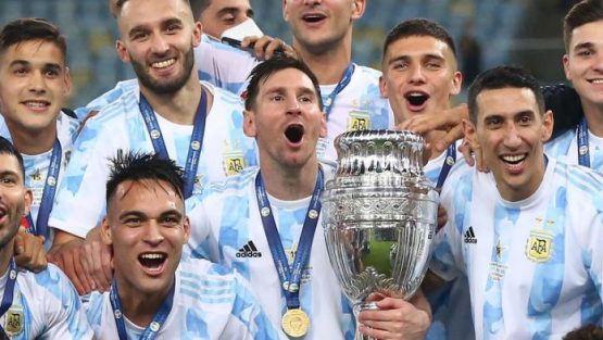 Lionel MEssi Is A Copa AMerica Winner