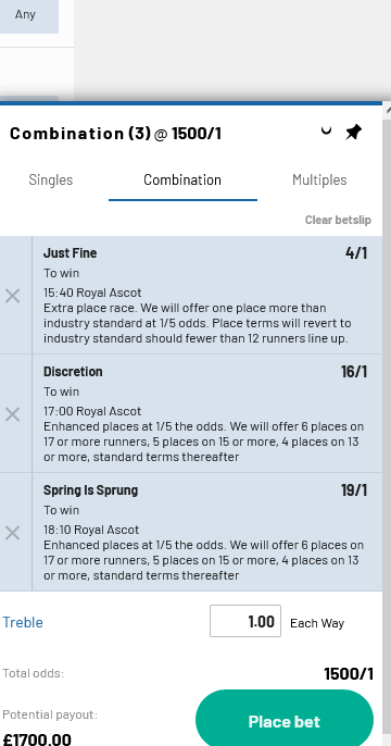Queen Friday Ascot Runners