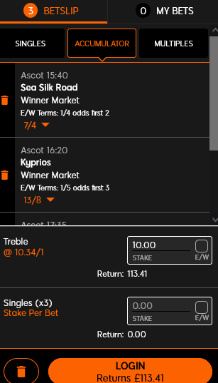 Thursday Ascot Bankers