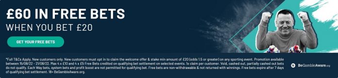 BetUK bet 20 get 60 horse banner