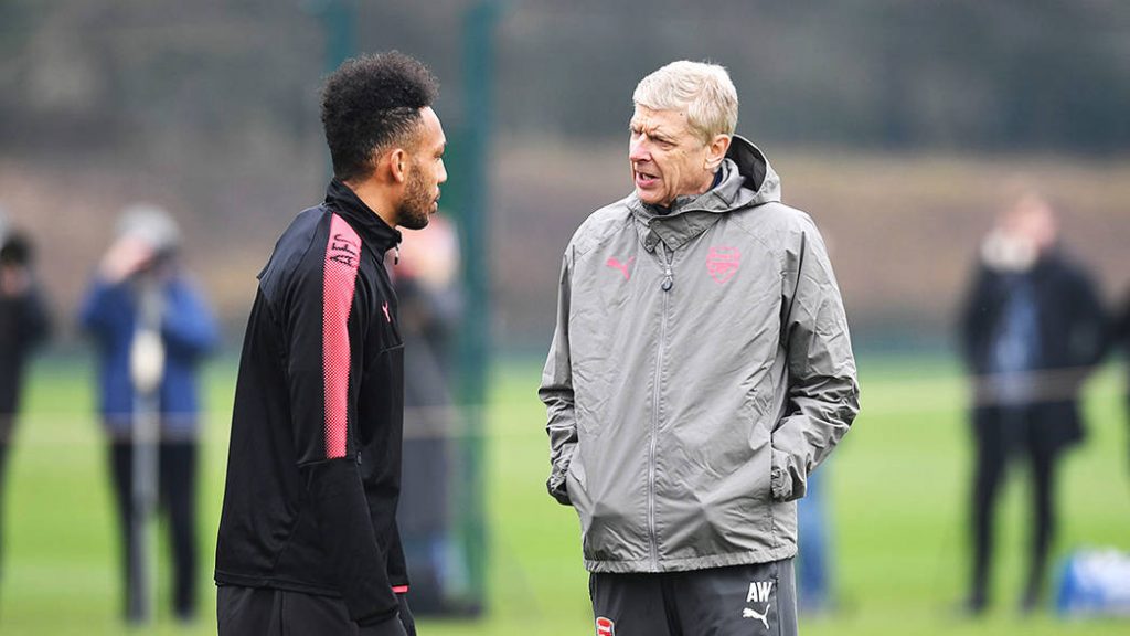 Aubameyang & Wenger