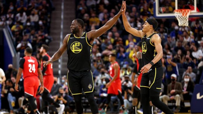 Draymond Green Jordan Poole 