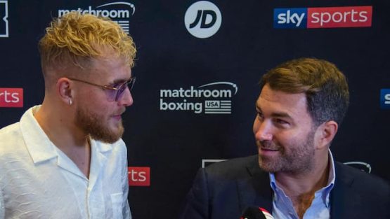 Jake Paul and Eddie Hearn