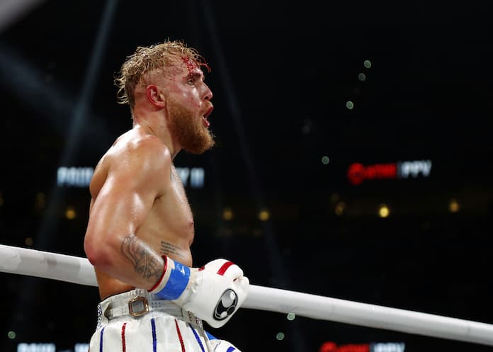 Jake Paul Boxing Bloody Face
