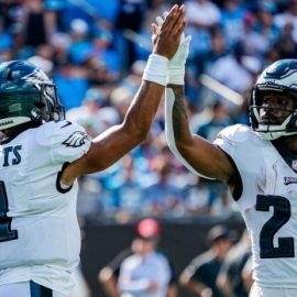 jalen hurts and miles sanders