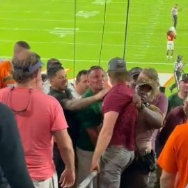 miami fsu crowd fight