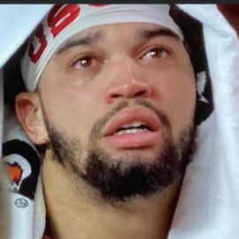 caleb williams crying