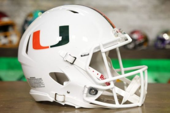 miami hurricanes helmet
