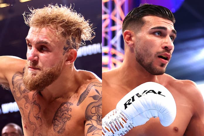 Jake Paul and Tommy Fury Boxing