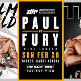 Jake Paul vs Tommy Fury Boxing
