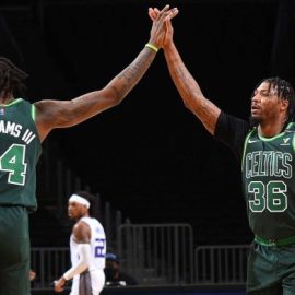 Robert Williams Marcus Smart GettyImages 1231818101