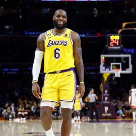 LeBron Breaking Record Thunder