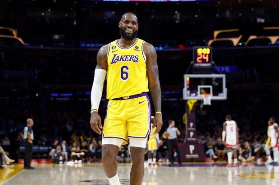 LeBron Breaking Record Thunder