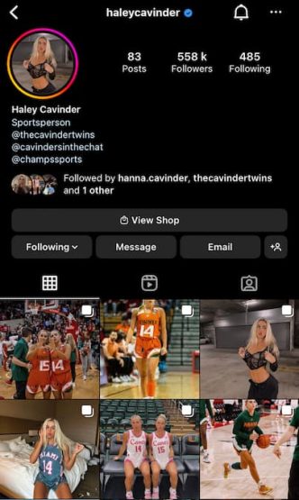 Haley Cav Insta