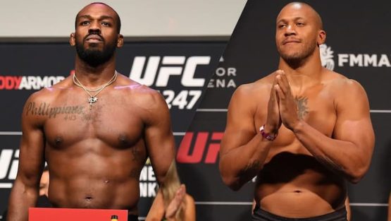 UFC 285 Weigh Ins Jon Jones vs Ciryl Gane