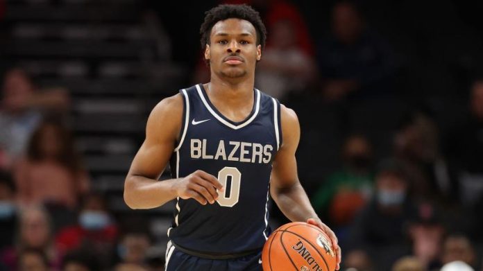 getty bronny james