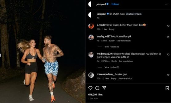 jake paul jutta leerdam im dutch now 2