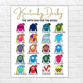 Kentucky Derby silks