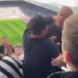 arsenal fan v newcastle