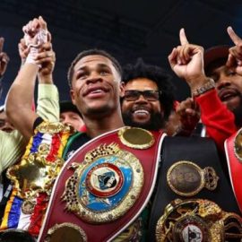 belts on the line in the Haney vs Lomachenko fight