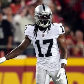 Davante Adams Raiders white uni pic