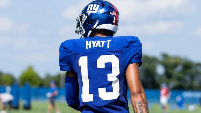 jalin Hyatt Giants pic 1
